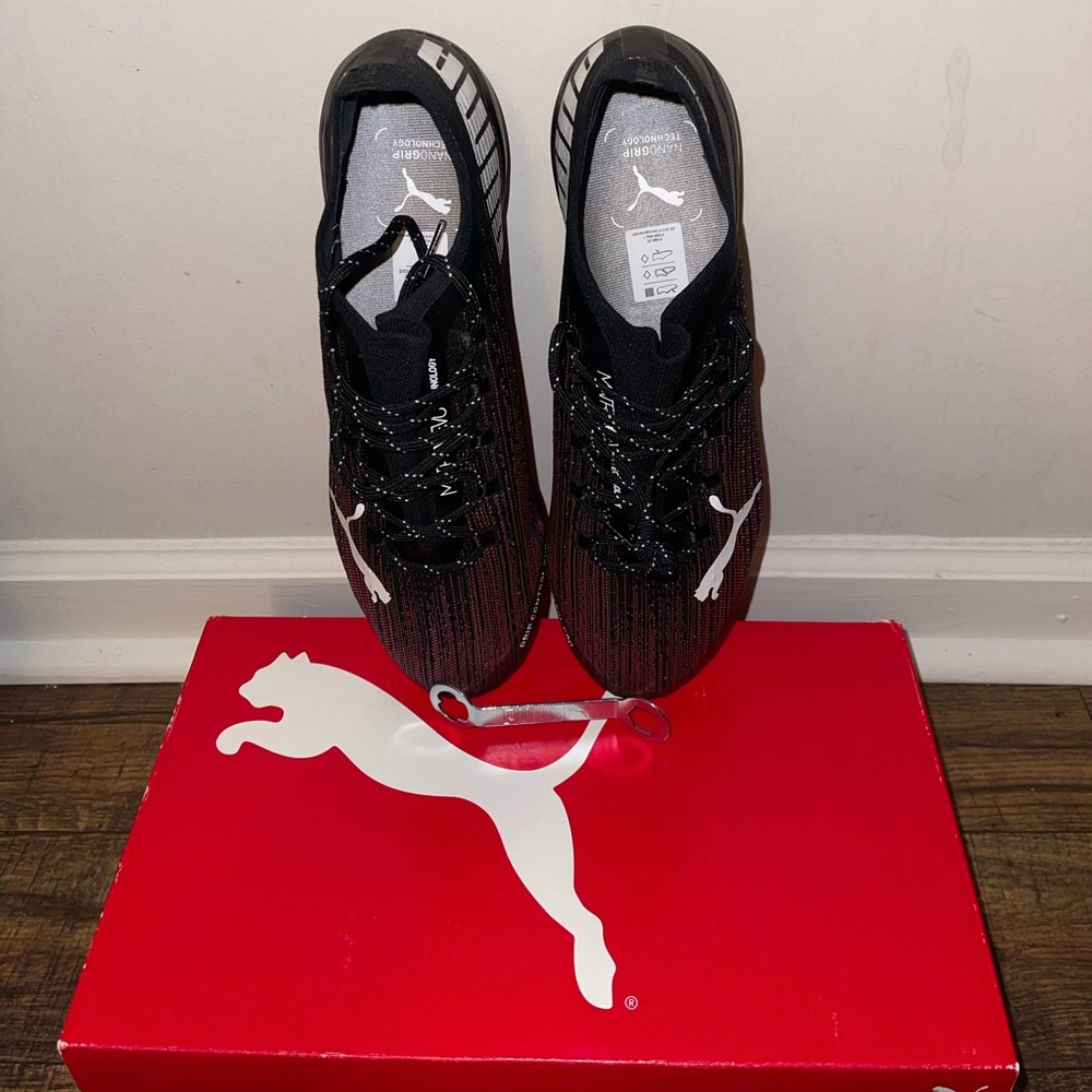 PUMA Ultra 1.1 SG Turbo Lace-Up Black Synthetic Mens - Picture 3 of 3